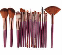 Cross border for MAANGE 18 make-up and brush suits with fan-shaped makeup tools to sell eBay hot sales
